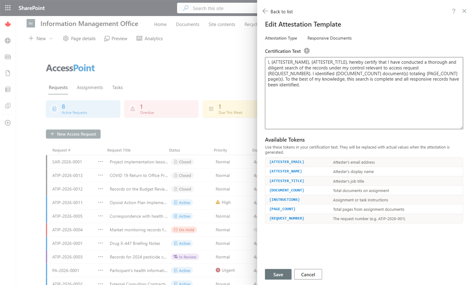 Attestation Templates