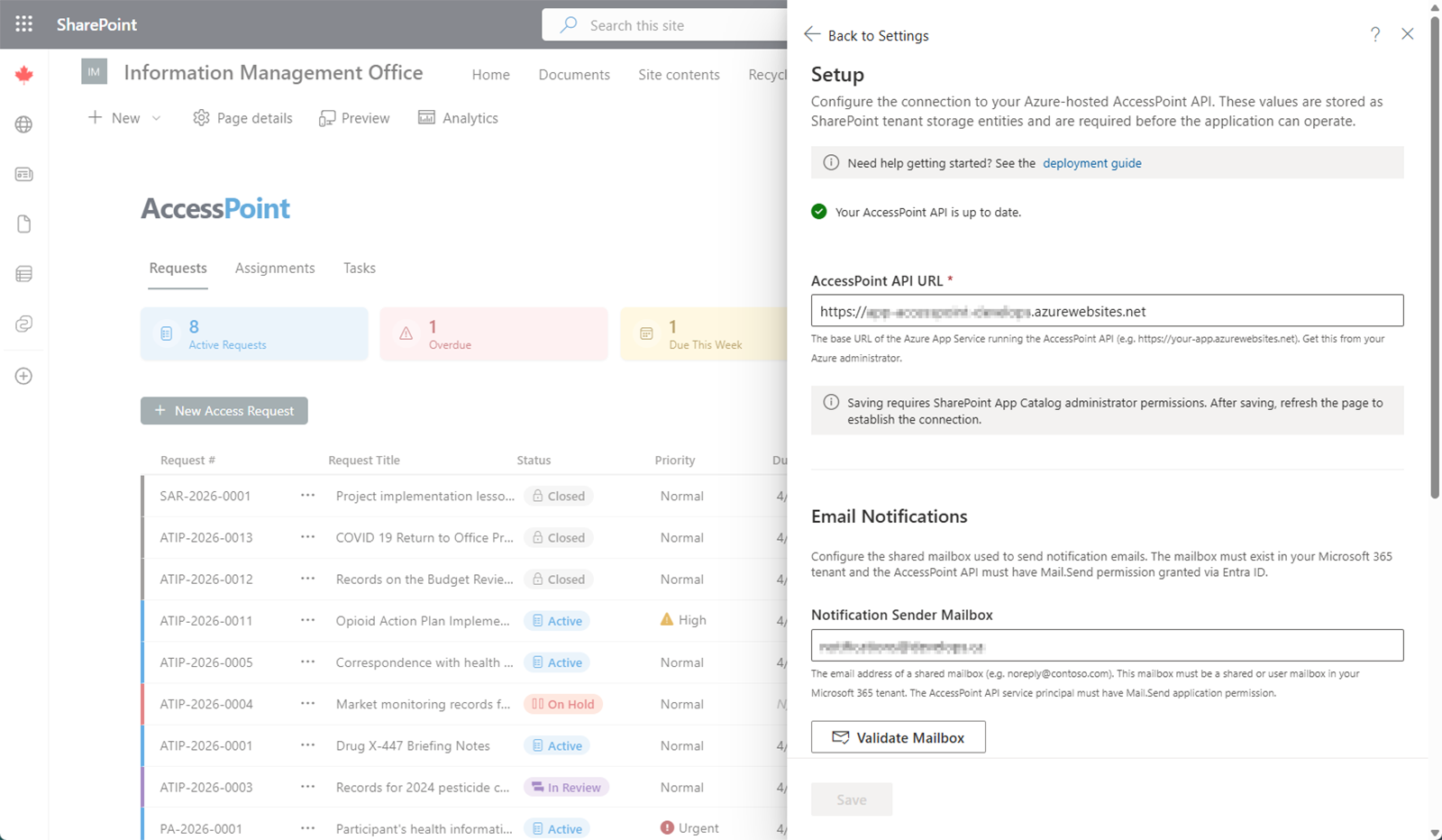 Post-deployment Setup