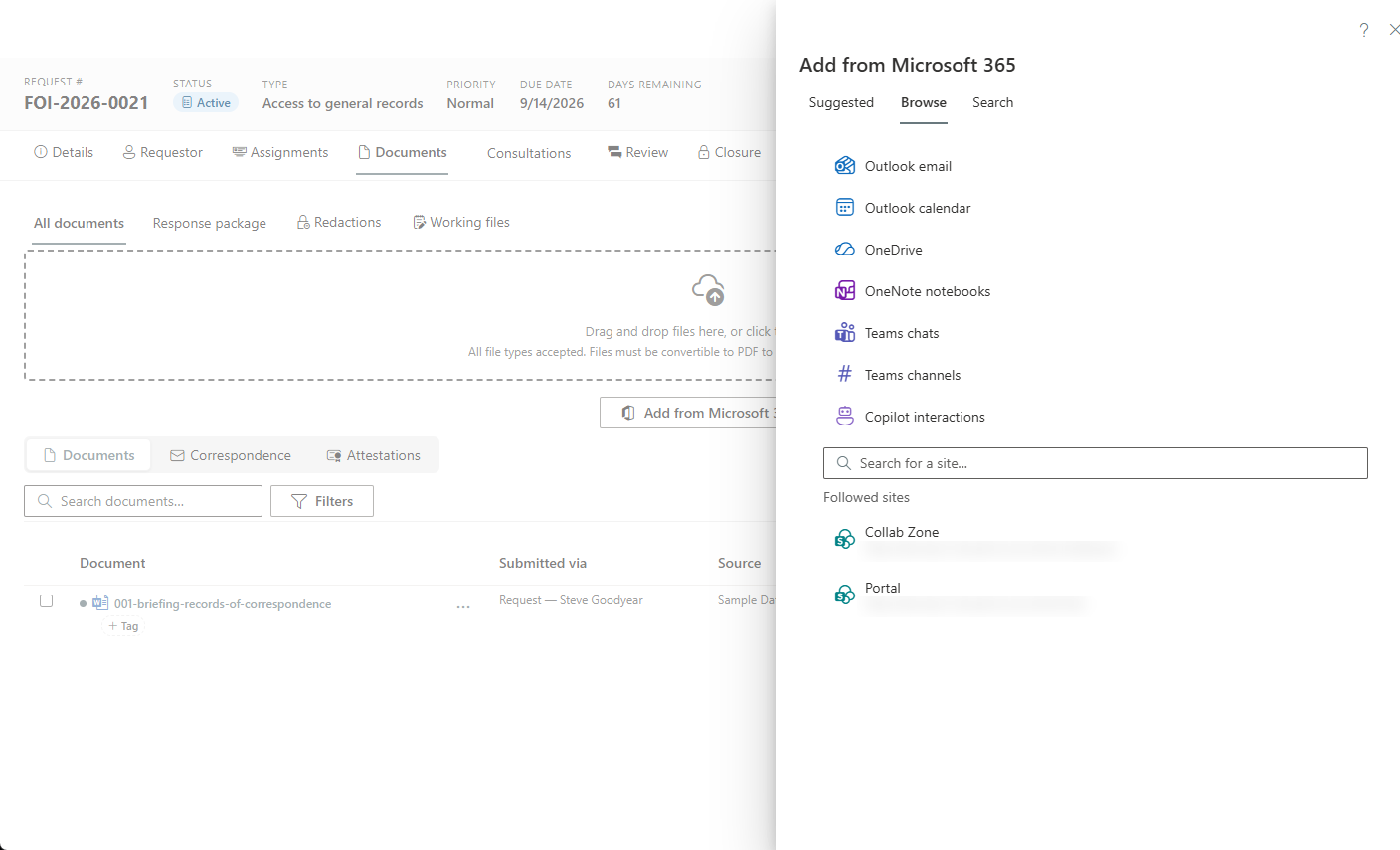 Integrated with Microsoft 365